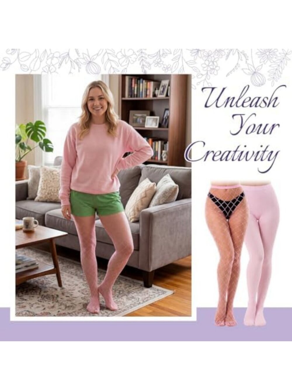 16 Pairs Colorful High Waist Leggings & Stockings for Women - Trendy & Comfy - Picture 7 of 7
